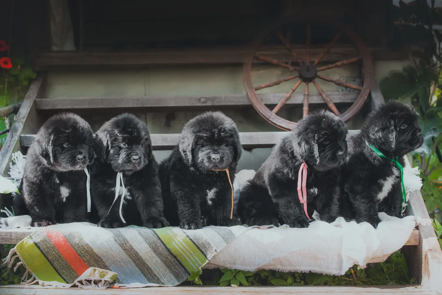 Buying a Newfoundland puppy means taking responsibility! Buy Newfoundland puppies.