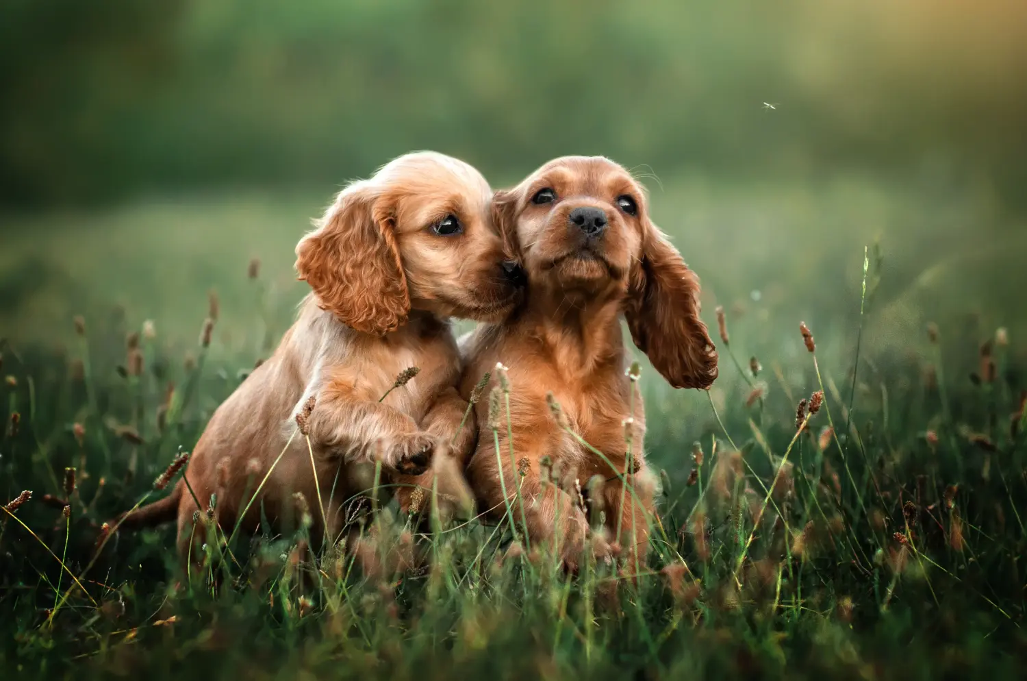 Buying an American Water Spaniel puppy means taking responsibility! Buy American Cocker Spaniel puppies.